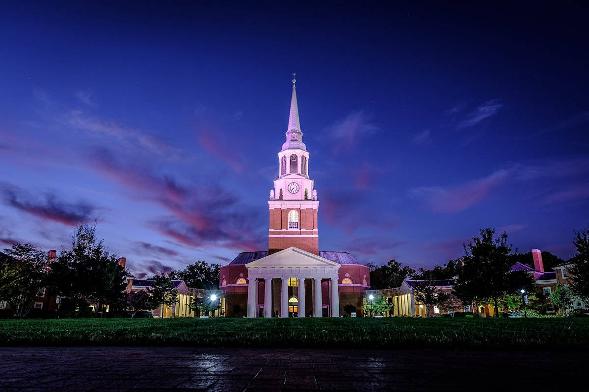 Wait Chapel At Wake Forest University Wallpaper