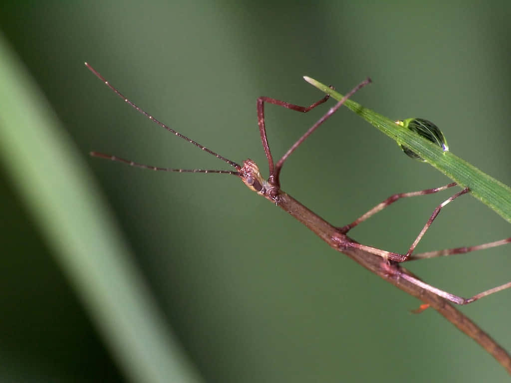 Walkingstick Insect Camouflage Wallpaper