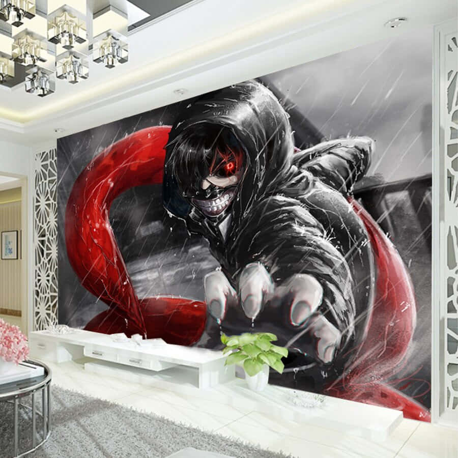 Wall Design Ken Kaneki Tokyo Ghoul Anime Wallpaper