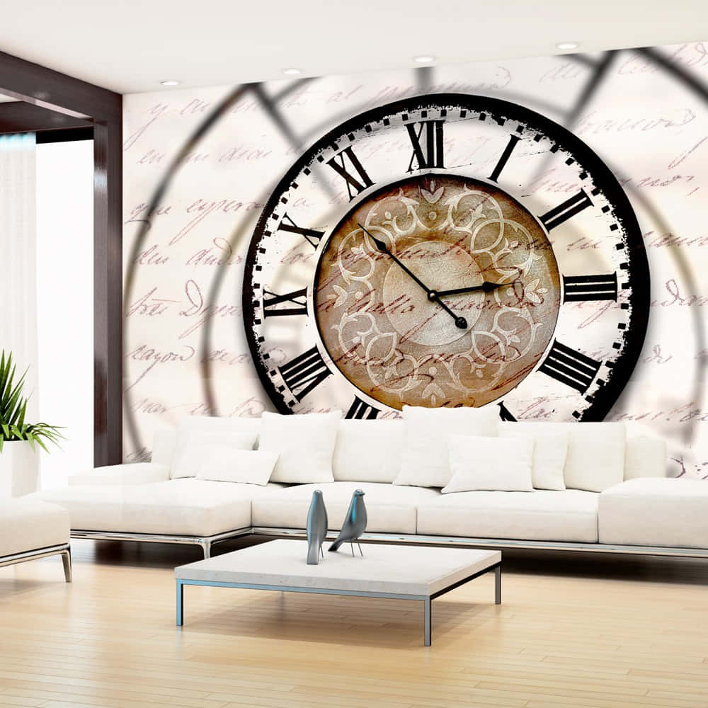 Wall Mural Elusive Time Wallpaper