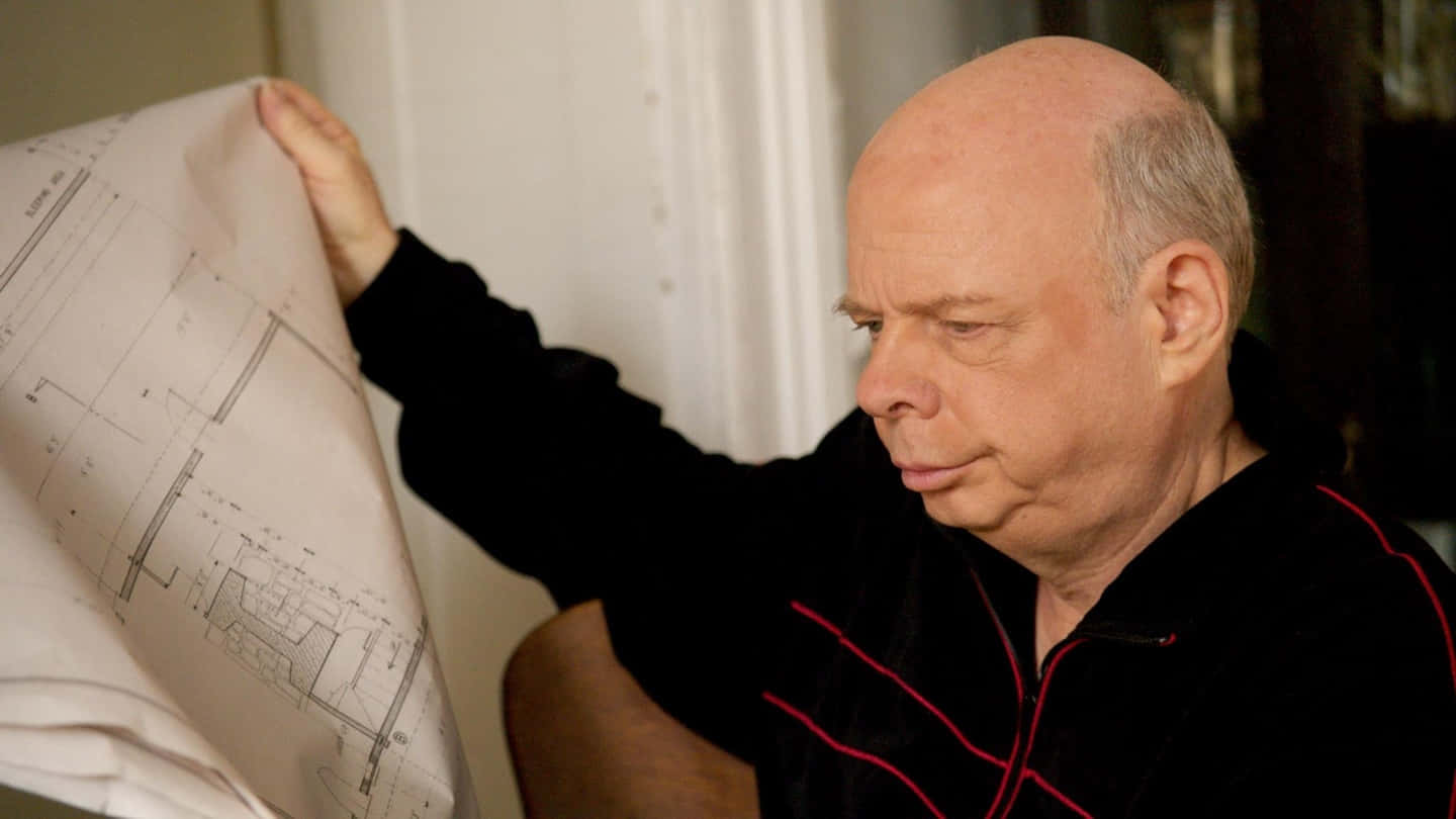 Wallace Shawn Posing During A Media Event Wallpaper