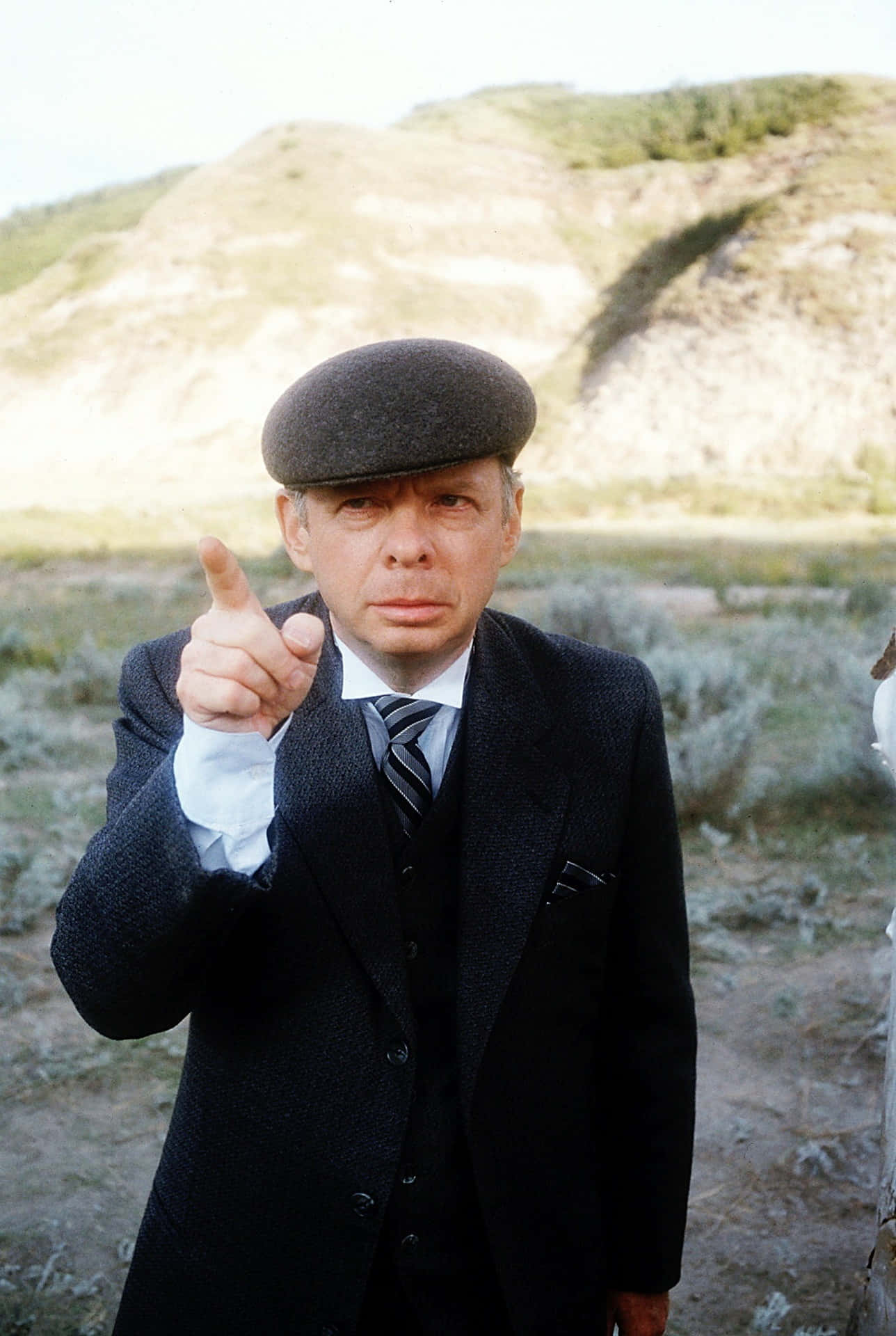 Wallace Shawn Posing For A Portrait Wallpaper