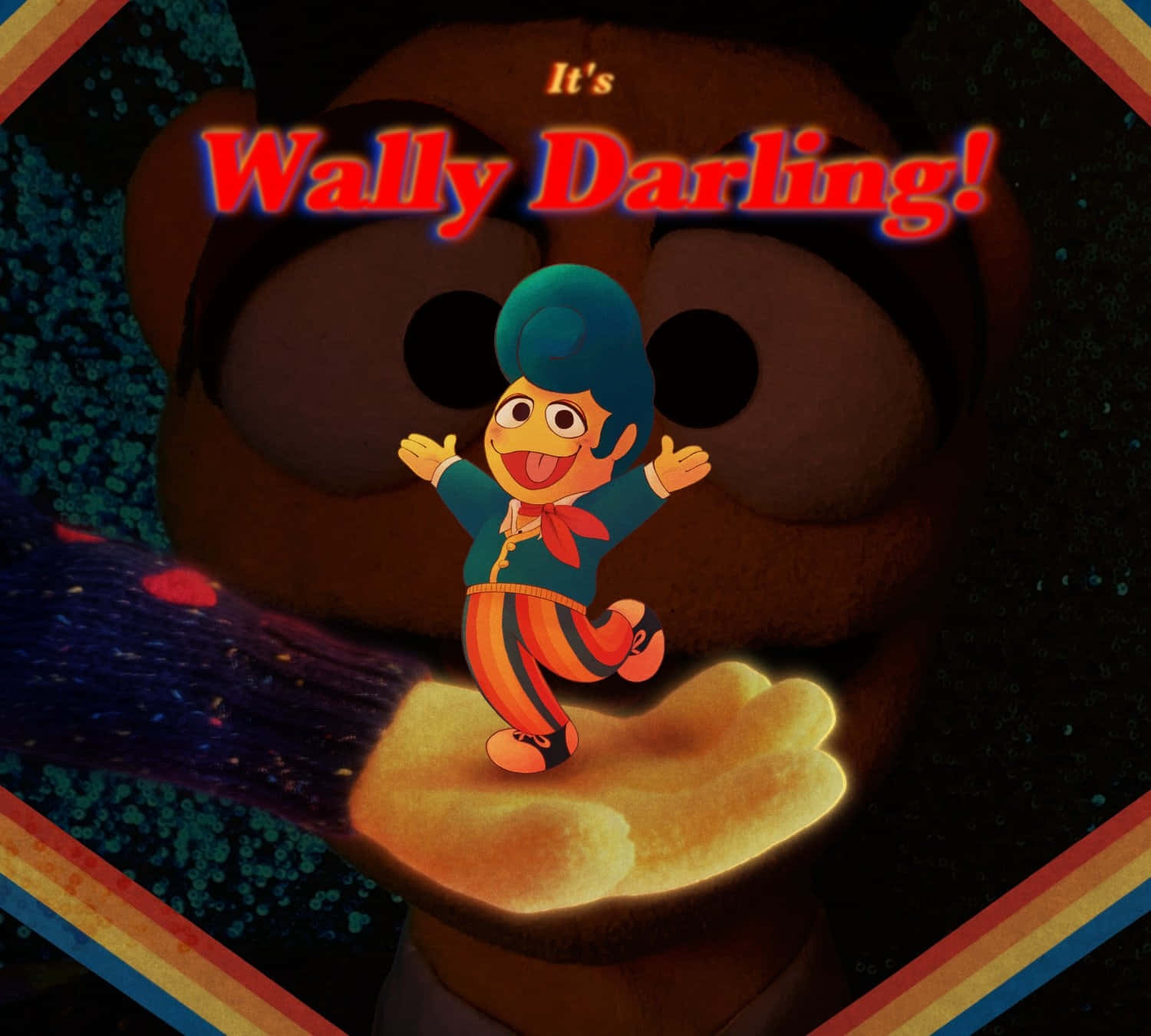 Wally Darling Puppet Show Wallpaper