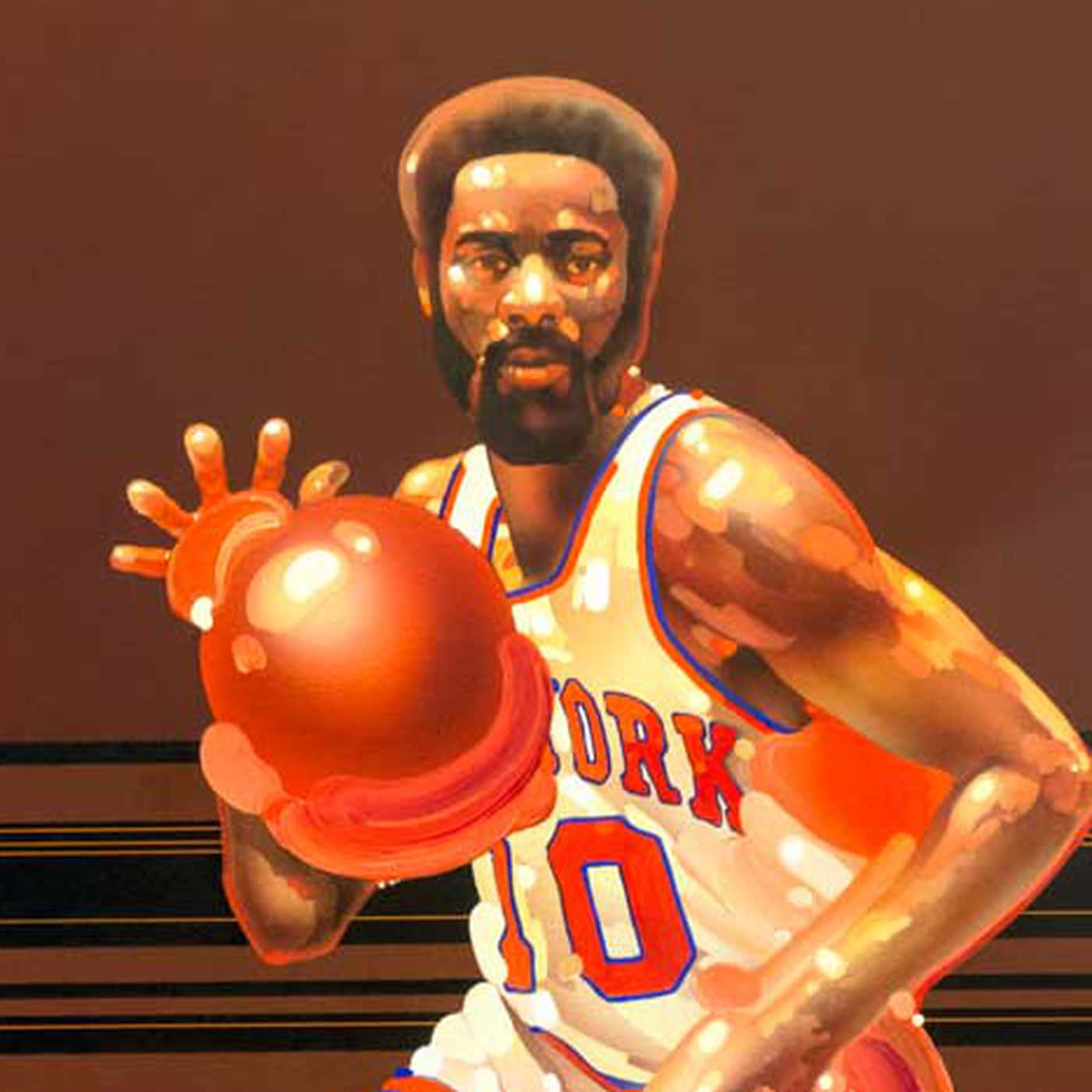 Walt Frazier Unpublished 1970s Time Magazine Cover Wallpaper