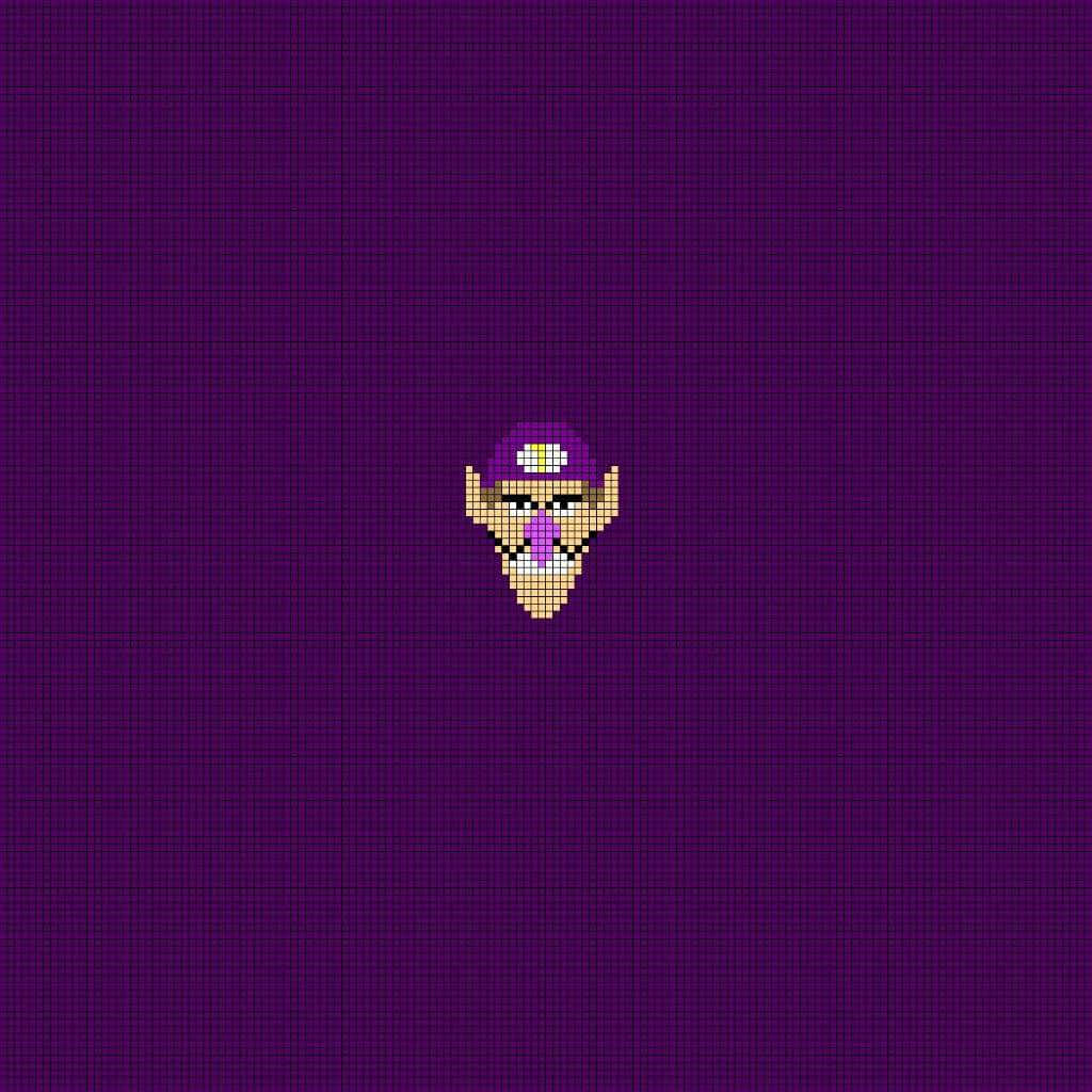 Waluigi Strikes A Pose In High-resolution Wallpaper Wallpaper