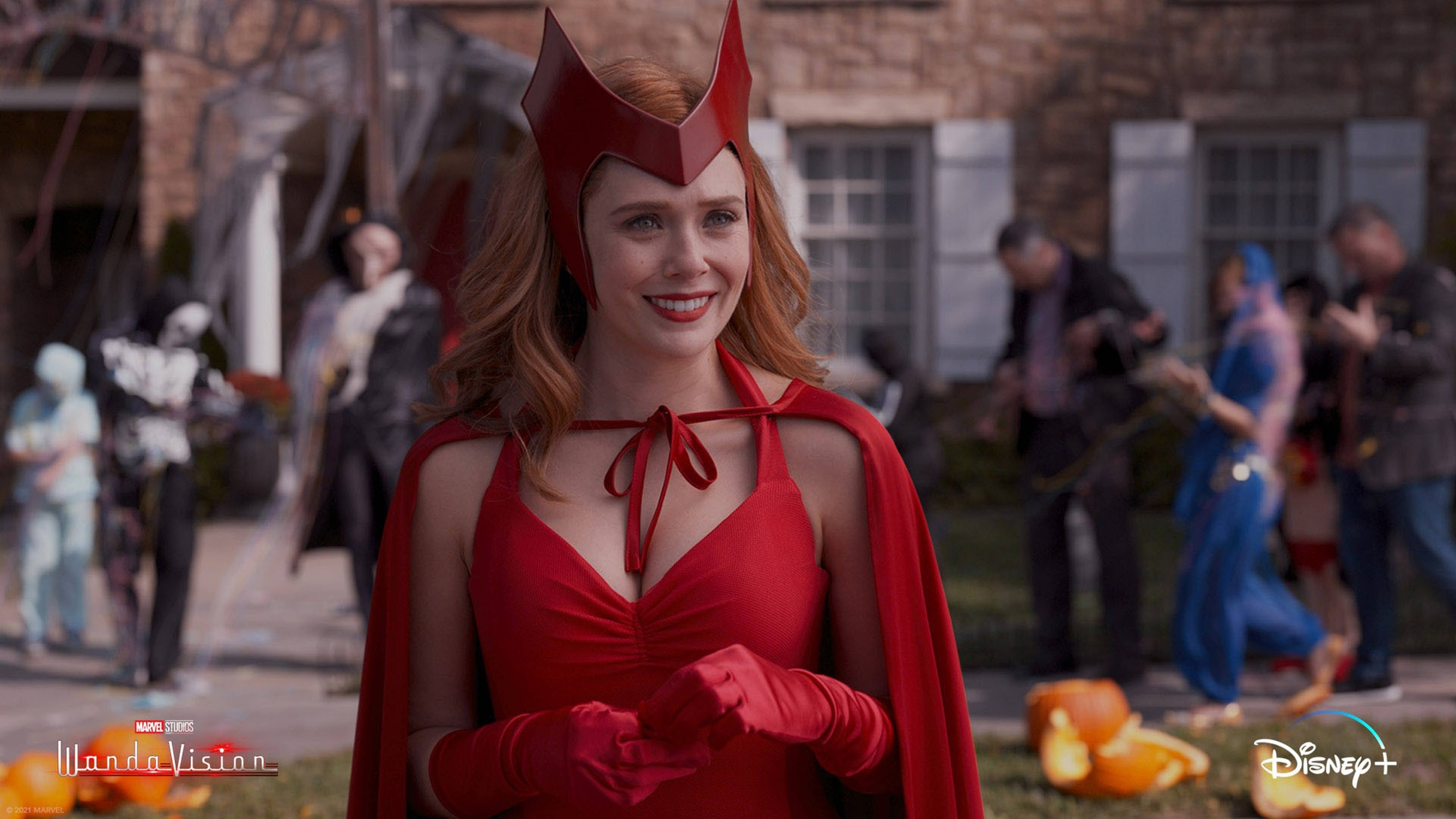 Wanda Devil Costume 4k Wallpaper