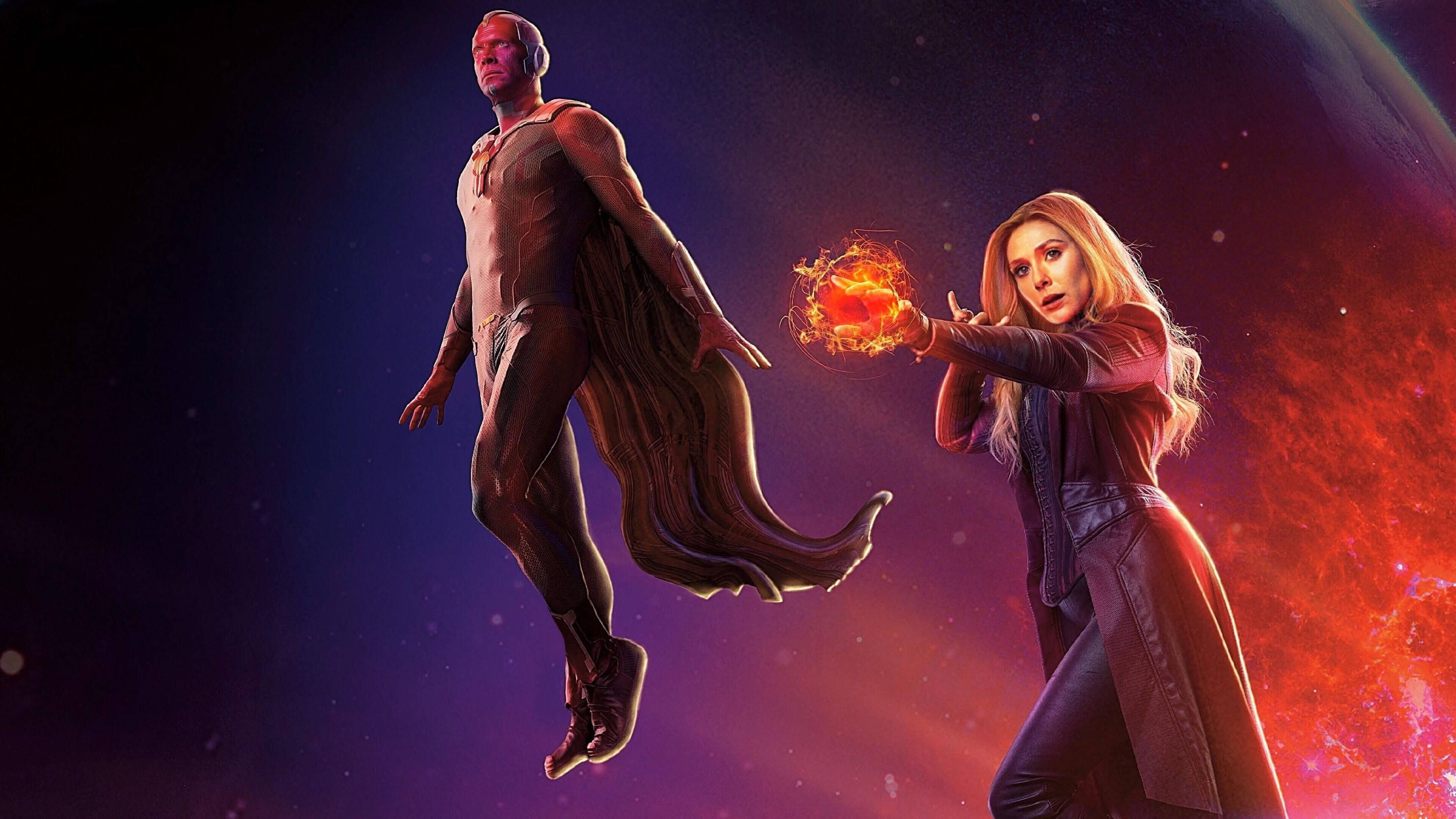 Wanda Vision Levitation 4k Wallpaper