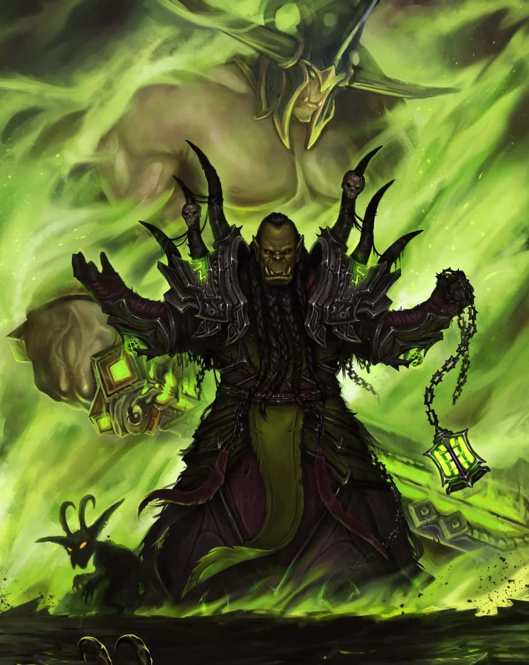 Warlock Masterof Fel Magic Wallpaper