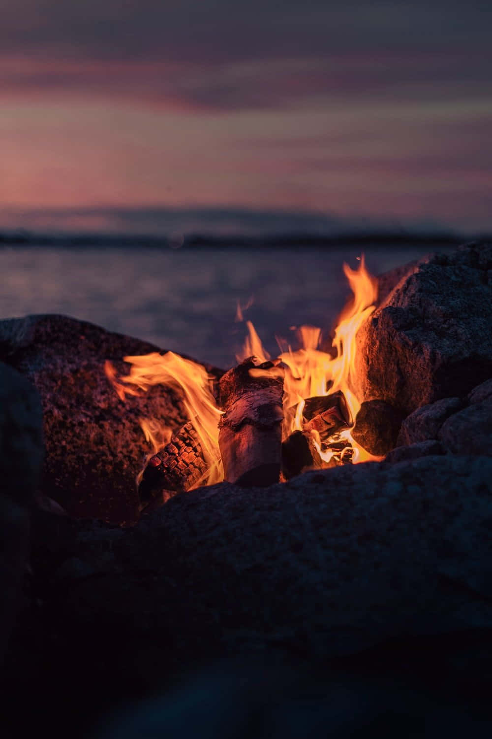 Warm And Inviting Cozy Fire Wallpaper