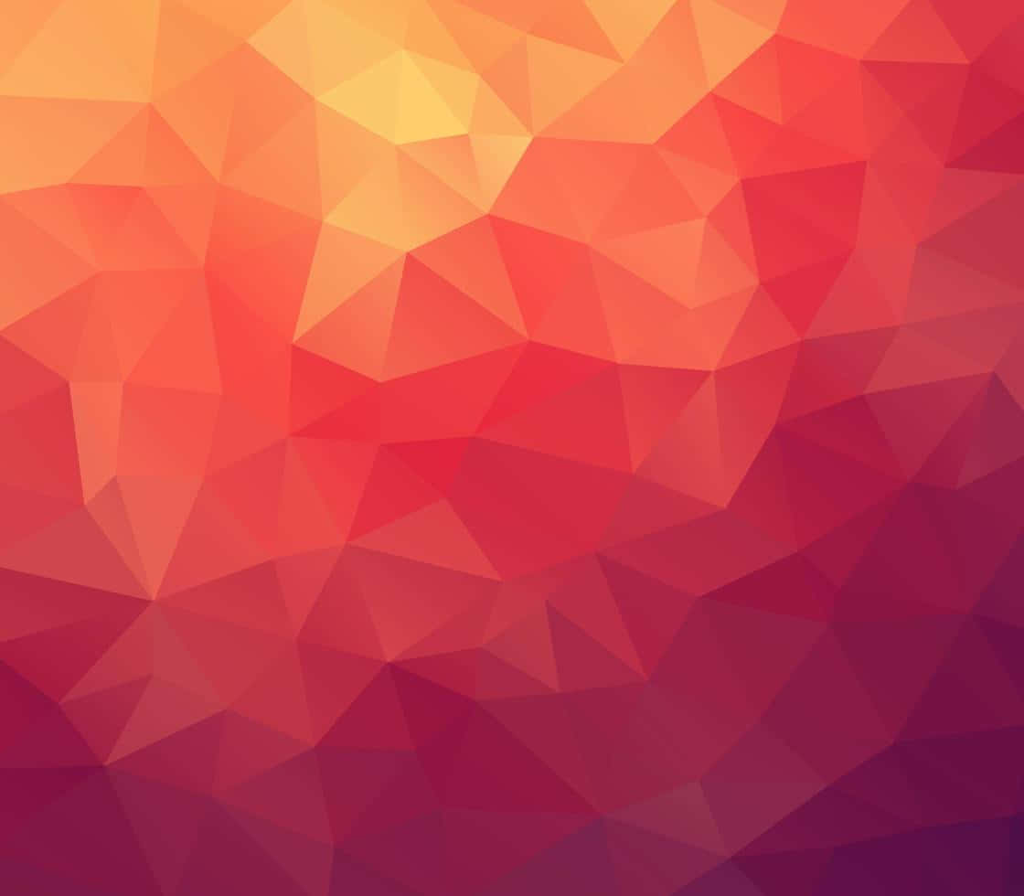 Warm Gradient Polygon Background Wallpaper