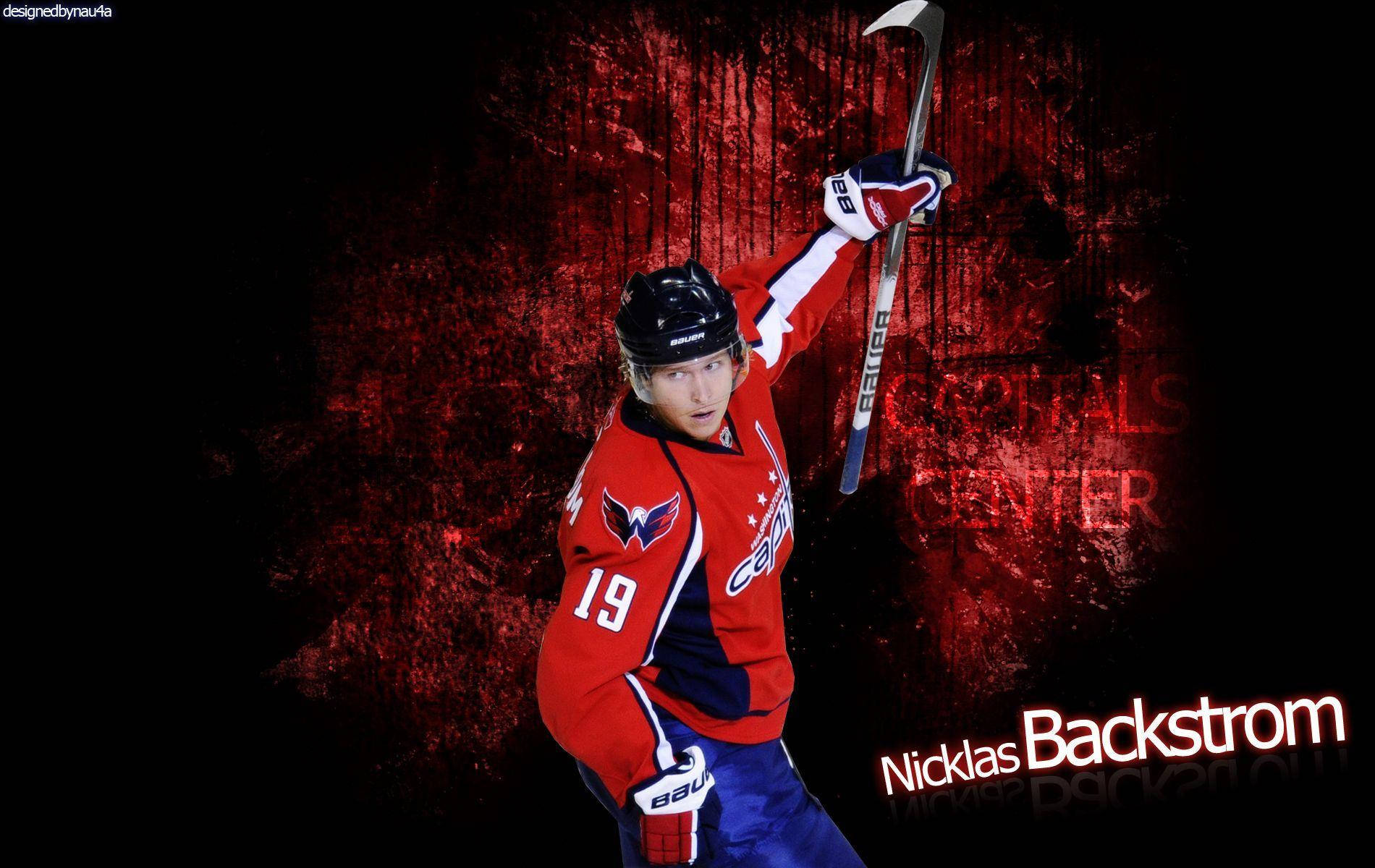 Washington Capitals Center 19 Nicklas Backstrom Wallpaper