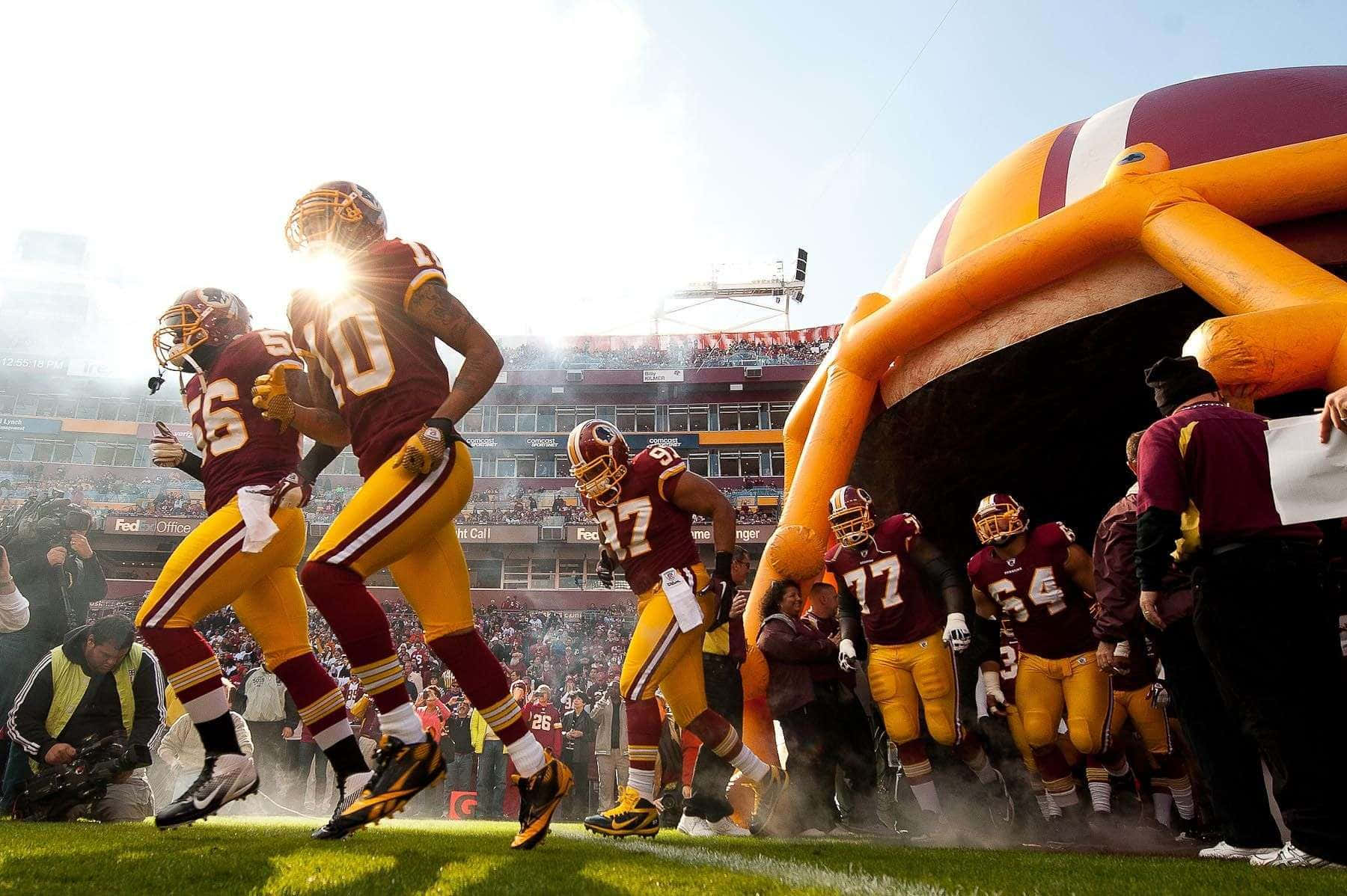 Washington Redskins On Field Wallpaper