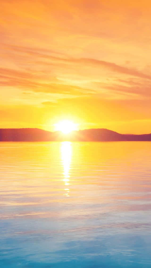 Watch The Sun Come Up In Style With A Sunrise Iphone Wallpaper