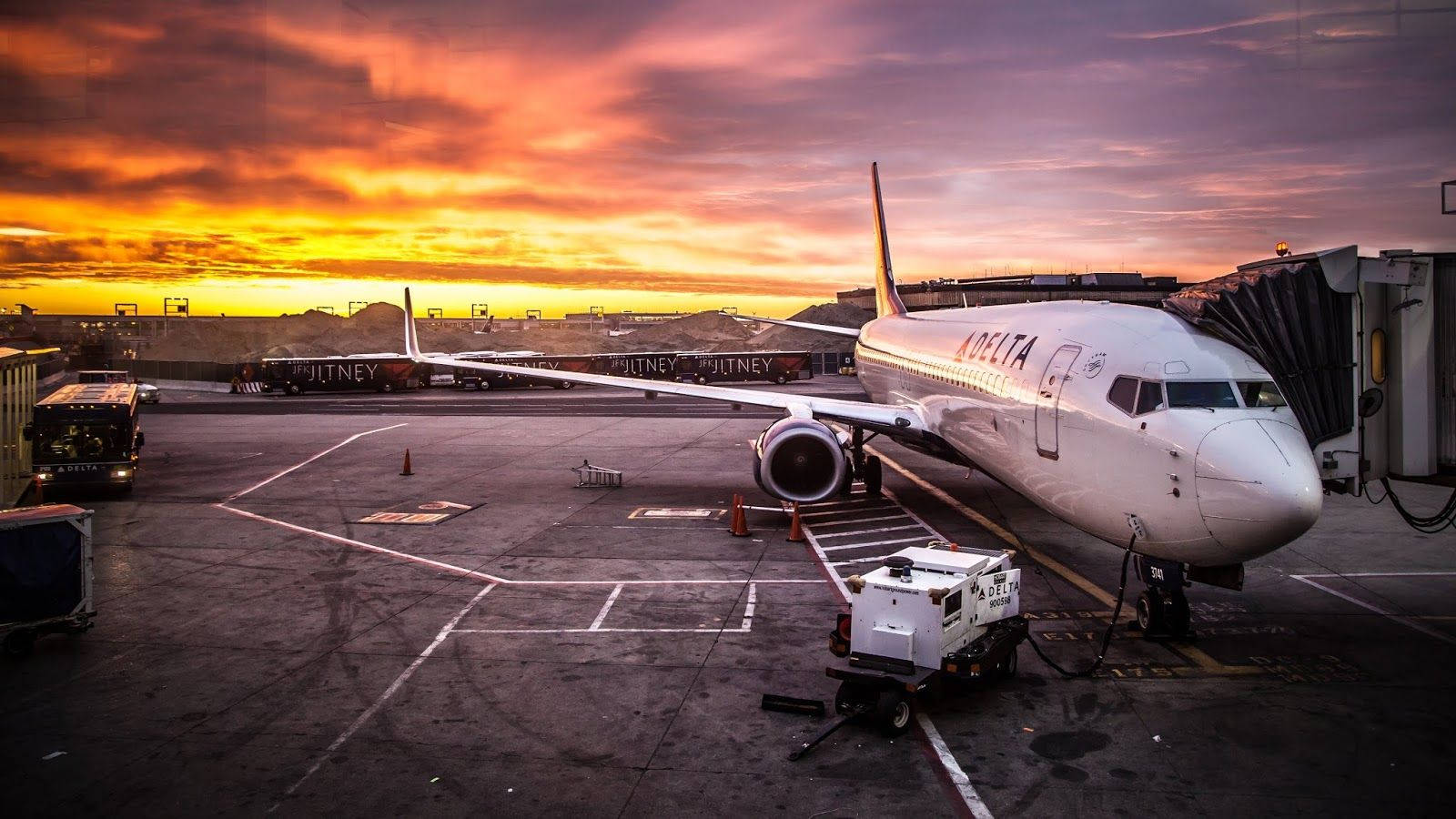 Watching The Sun Set From The Cockpit Wallpaper