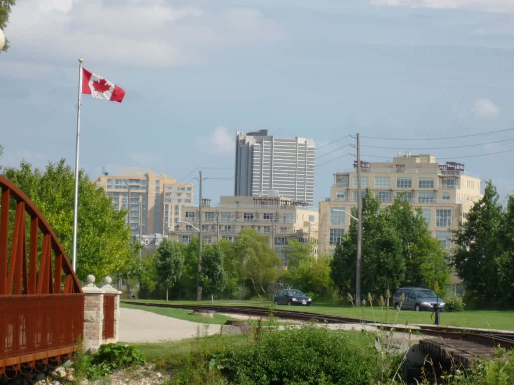 Waterloo Canada Urban Landscape Wallpaper