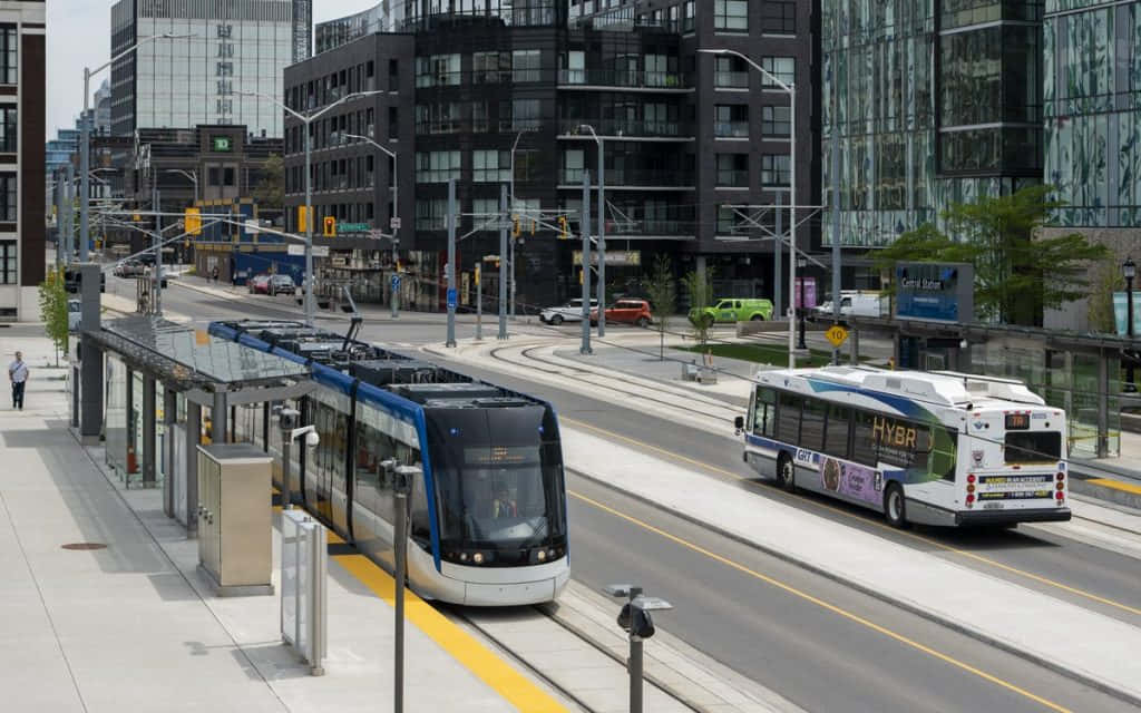 Waterloo Public Transit Station Wallpaper