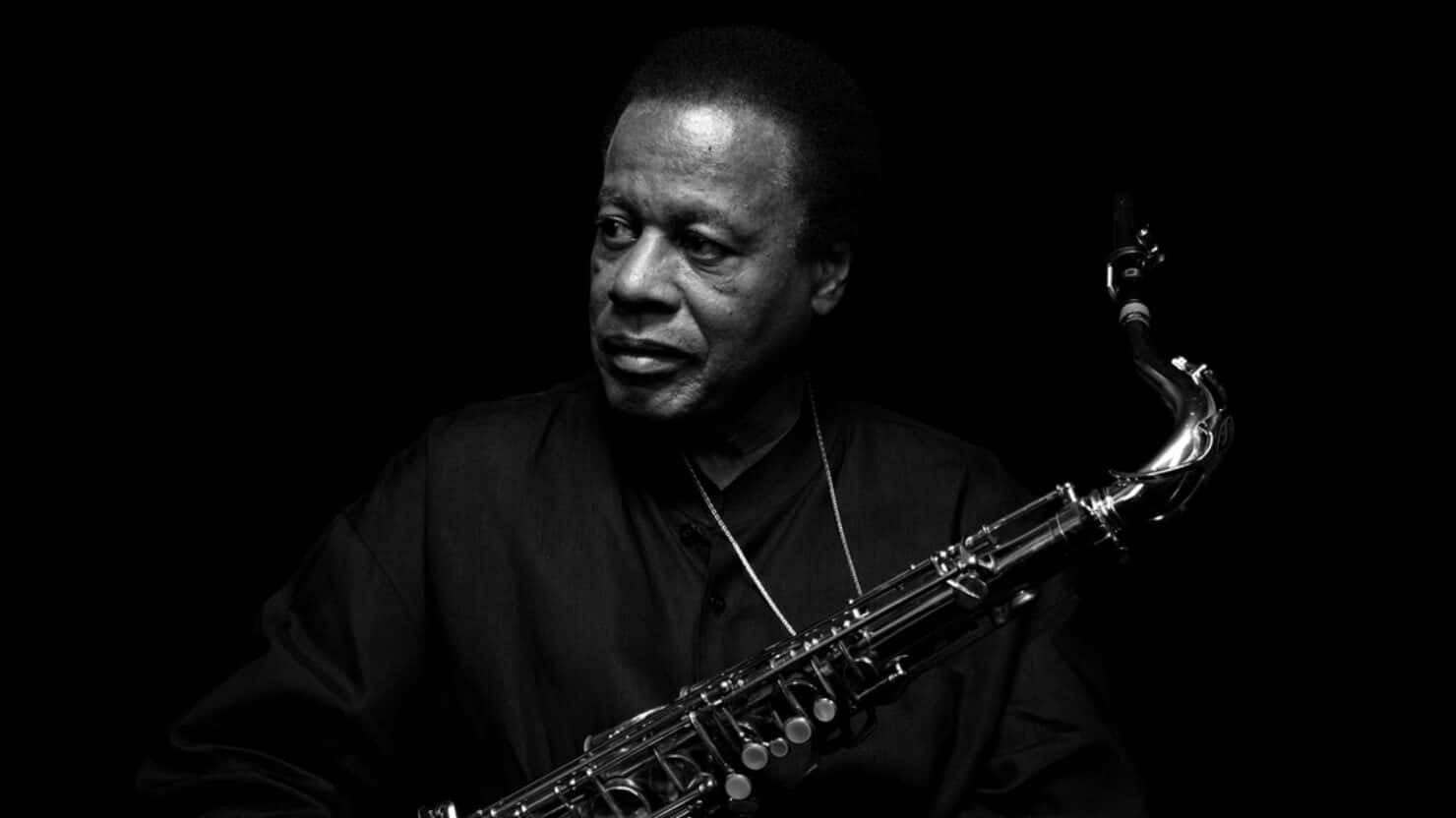 Wayne Shorter Performing Live On Stage Wallpaper