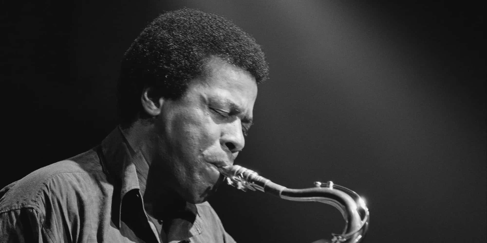 Wayne Shorter Performing Live On Stage Wallpaper