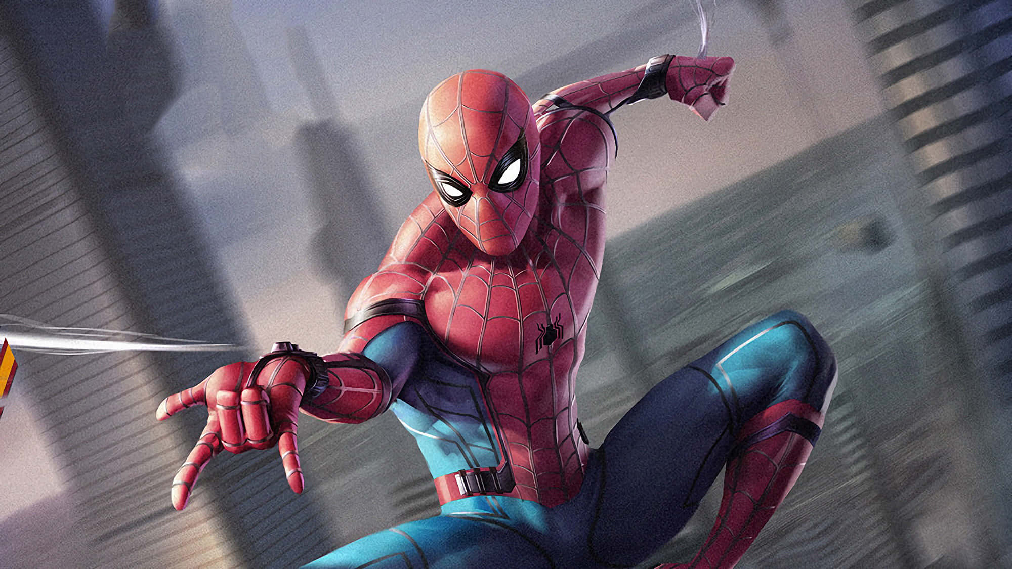 Web-slinger In Action Wallpaper