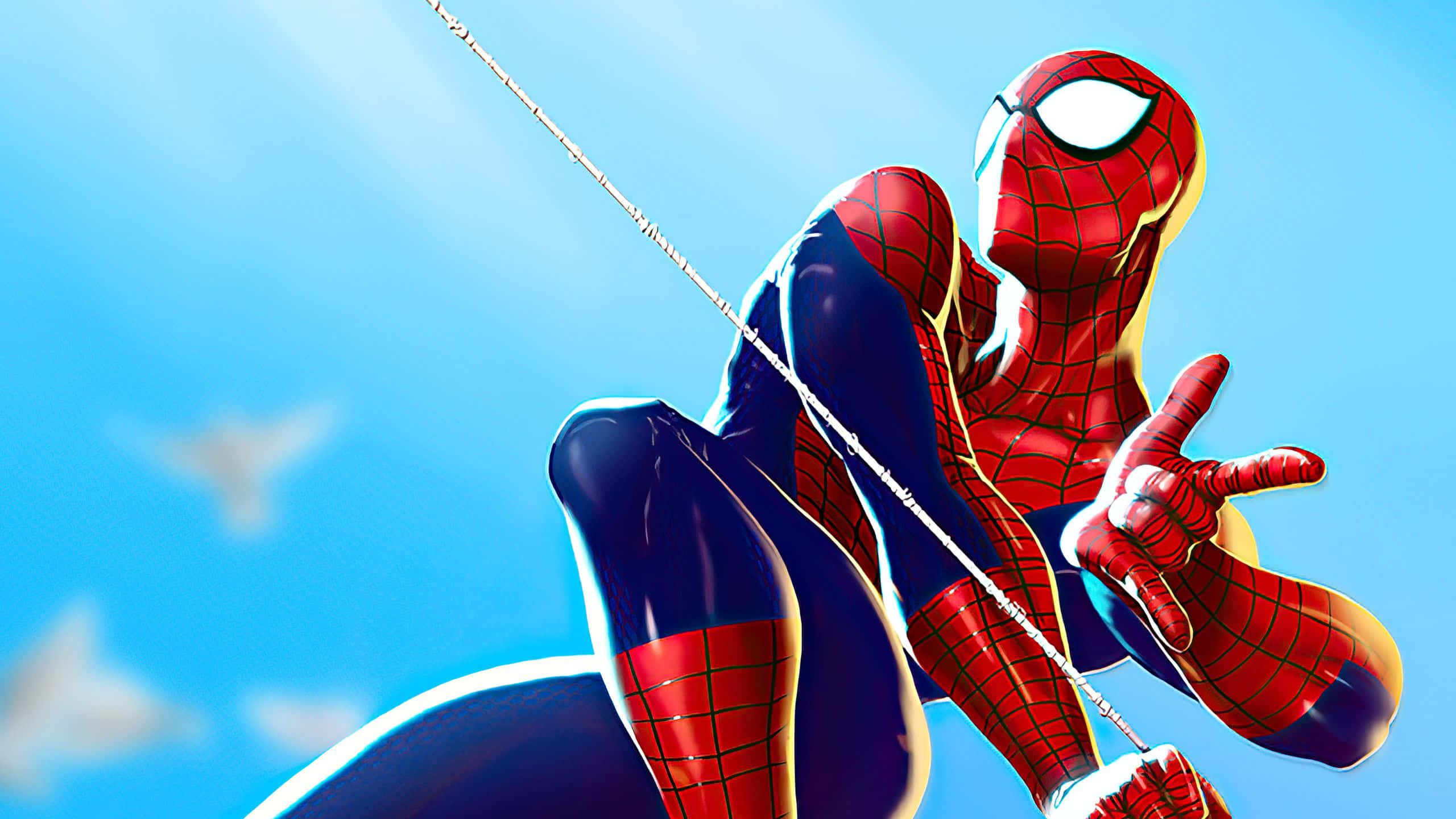 Web-slinging Spider-man Wallpaper Wallpaper