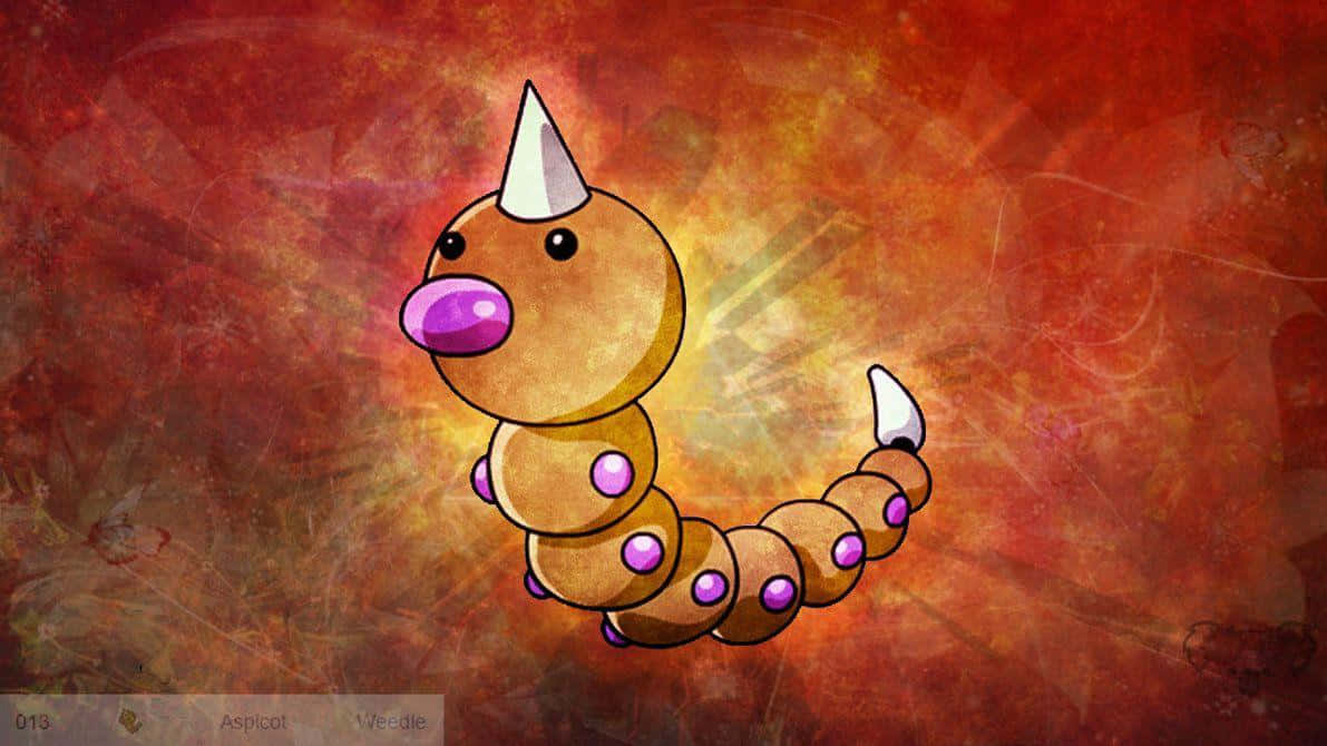 Weedle Pokemon Artistic Background Wallpaper