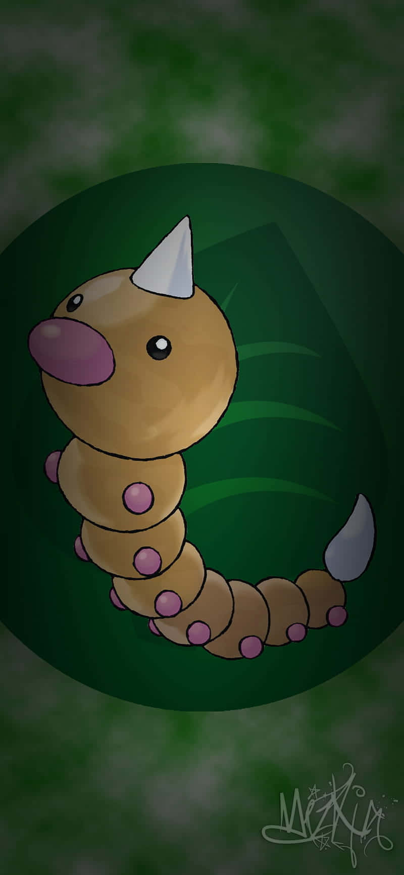 Weedle Pokemon Artwork Wallpaper