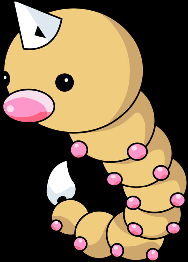 Weedle Pokemon Illustration Wallpaper