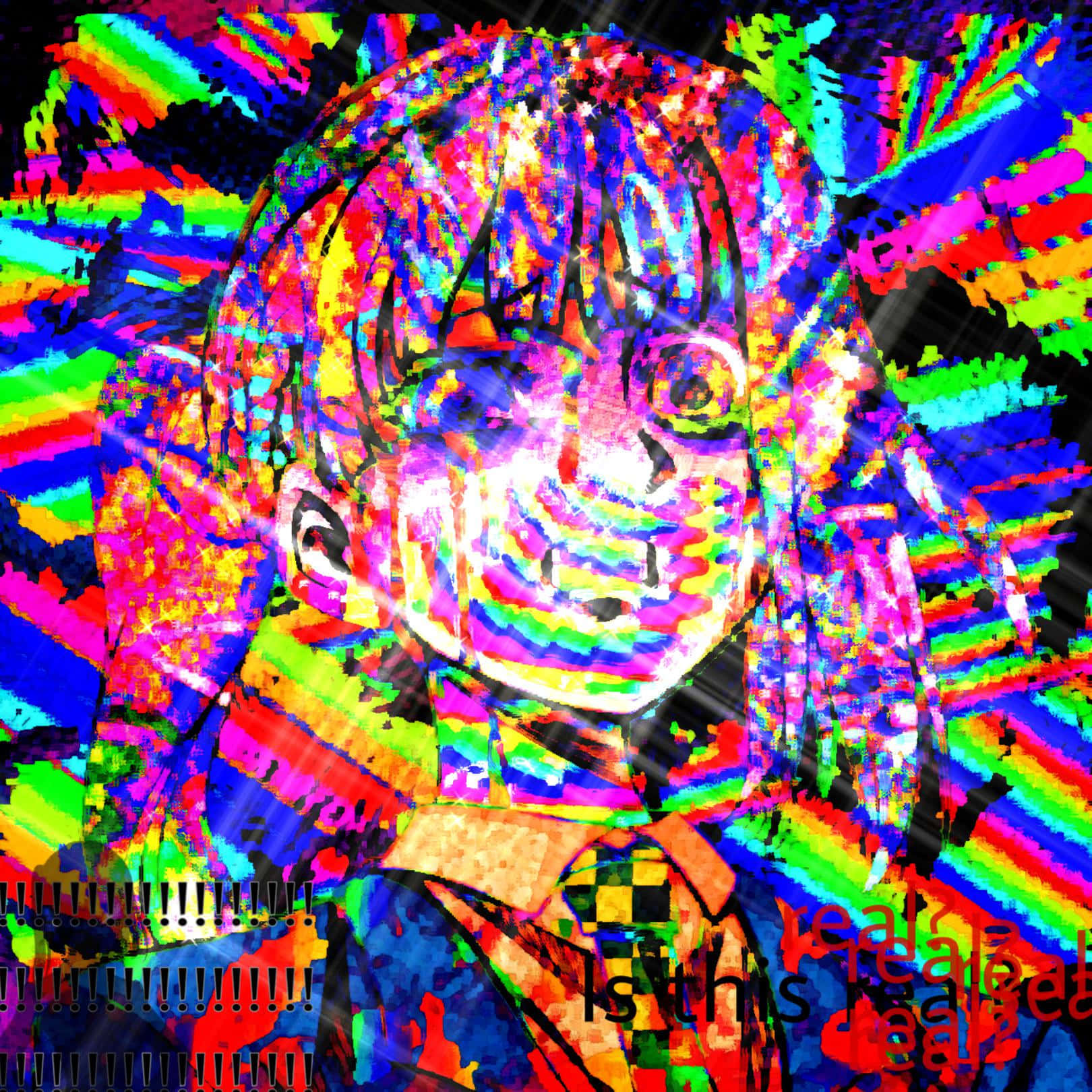 Weirdcore Pfp Of Disfigured Character Wallpaper