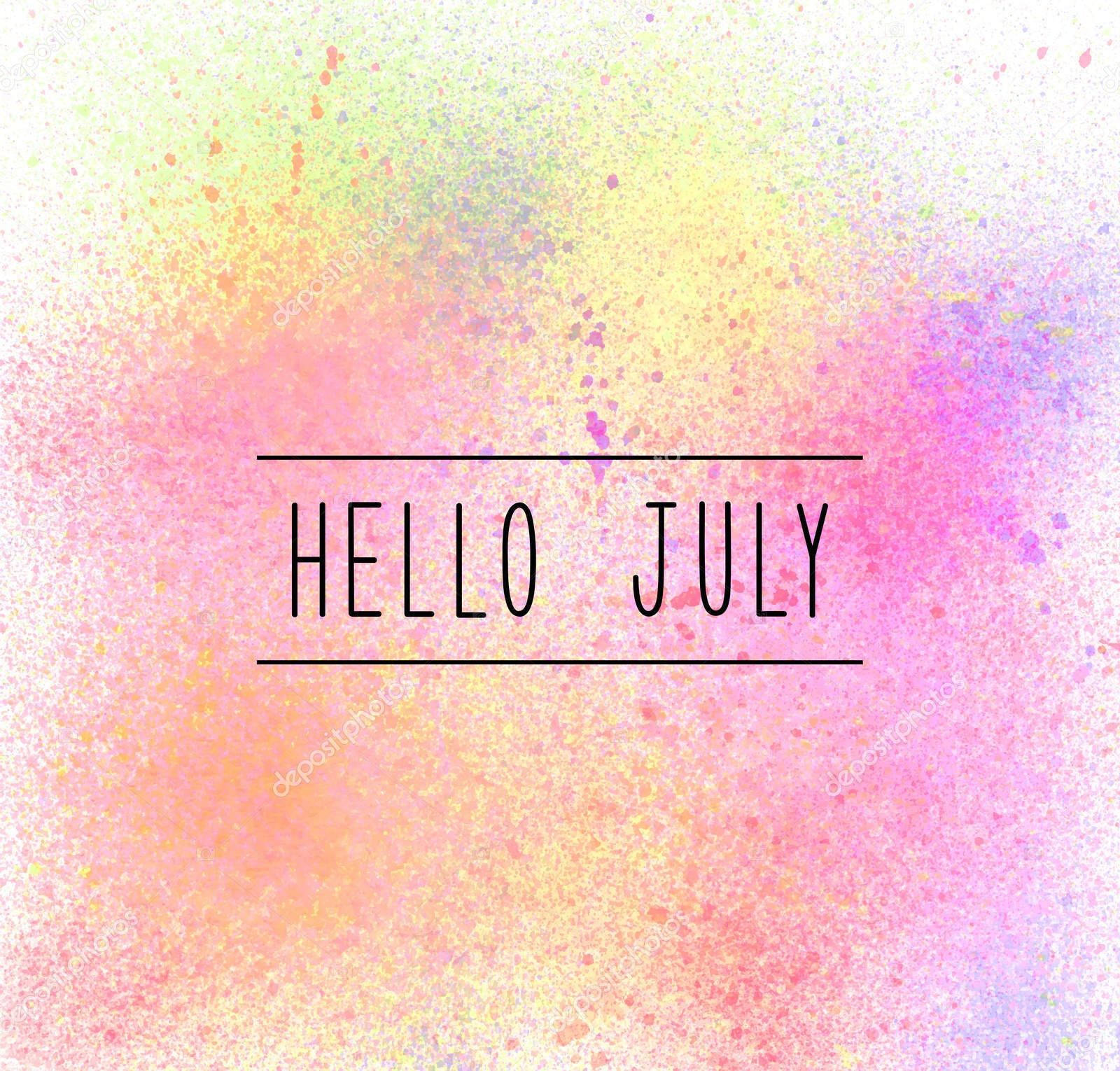 Welcome The Beginning Of Summer With July! Wallpaper