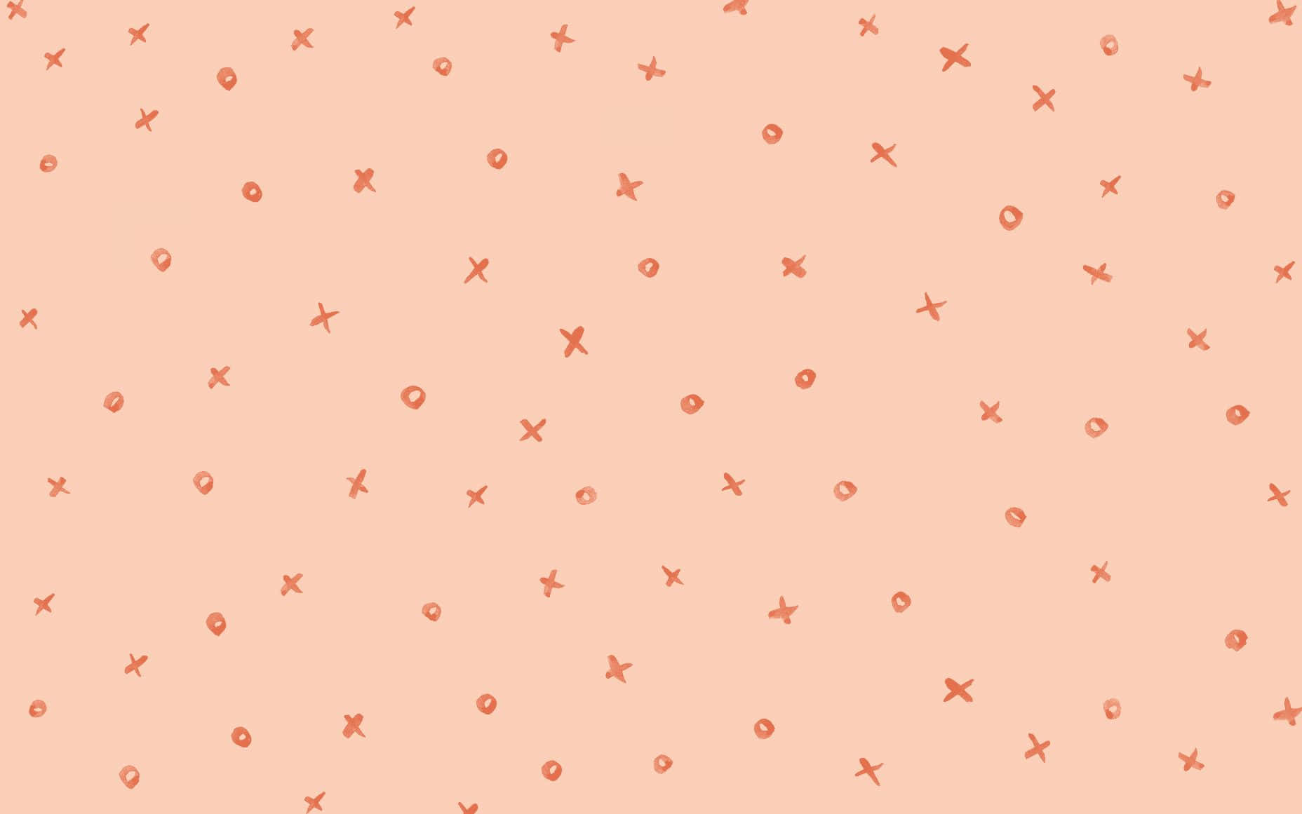 Welcome To A World Of Pastel Peach-filled Delight. Wallpaper