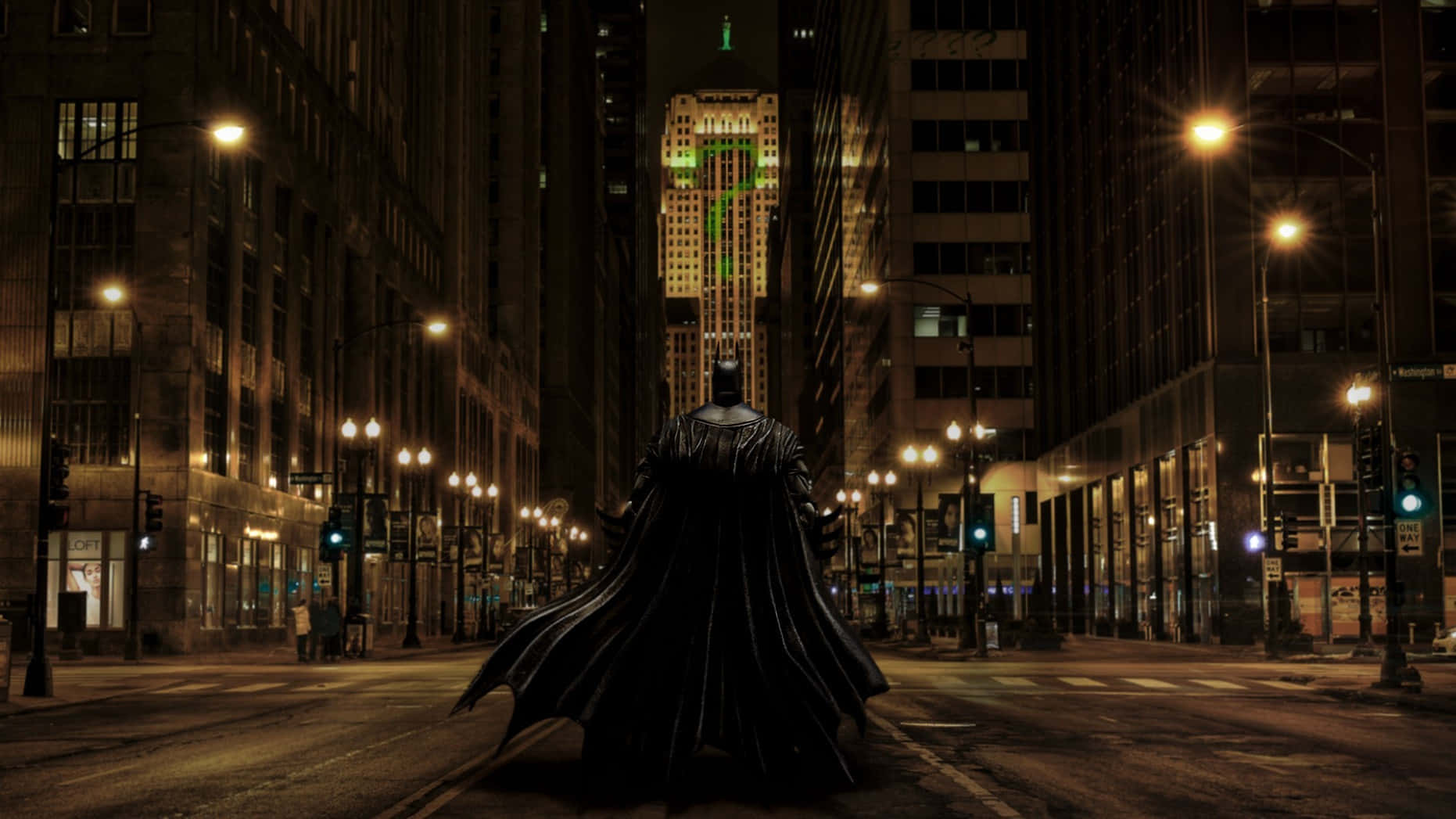 Welcome To Gotham City - The Future Home Of Batman Wallpaper