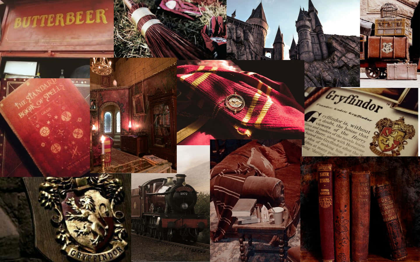 Welcome To Gryffindor Aesthetic Wallpaper