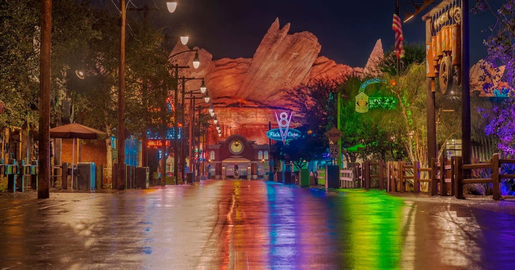 Welcome To Radiator Springs! Wallpaper