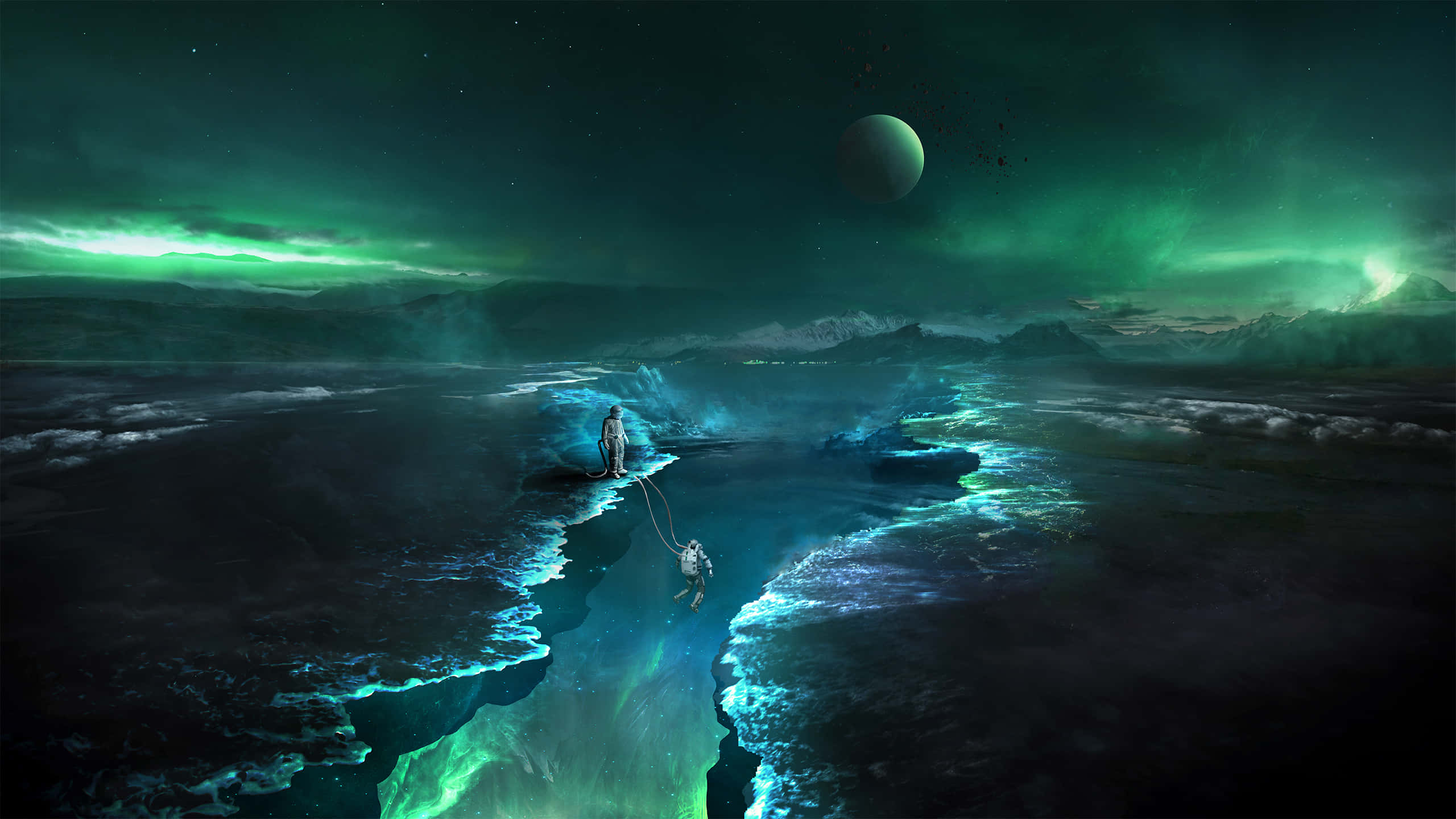 Welcome To The Fascinating World Of Fantasy Space Wallpaper