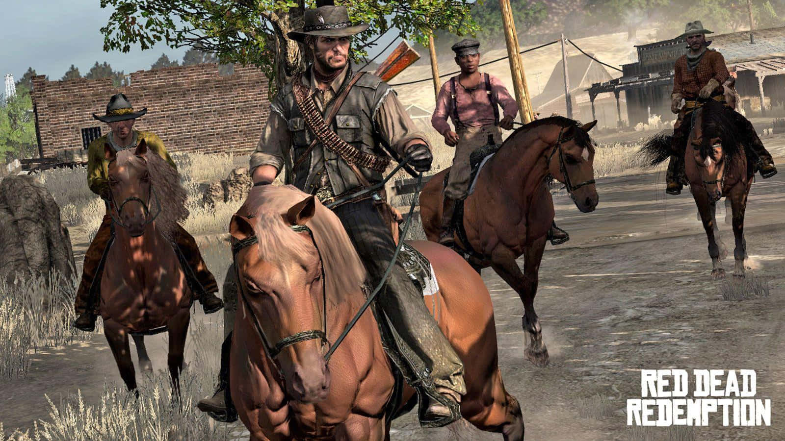 Welcome To The Old Wild West, With Protagonist Arthur Morgan In Red Dead Redemption 2 (rdr2) Wallpaper