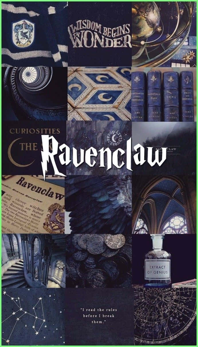 Welcome To The Wizarding World Of Ravenclaw Aesthetics. Wallpaper