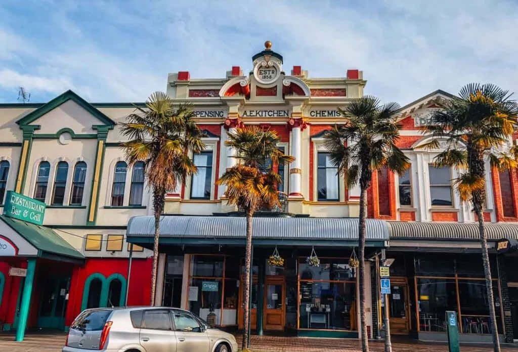 Whanganui Historic Building Facade Wallpaper