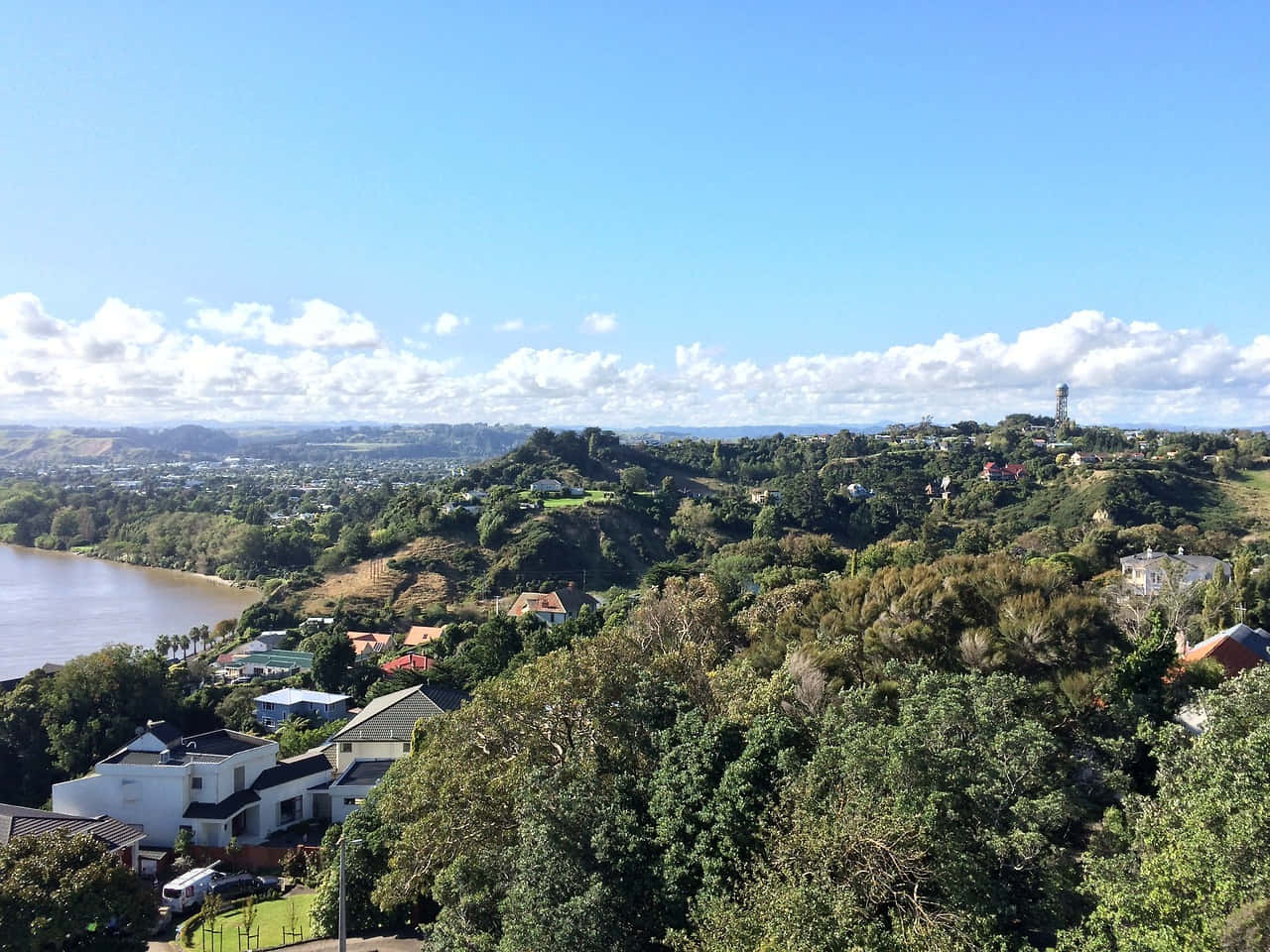 Whanganui River View New Zealand Wallpaper