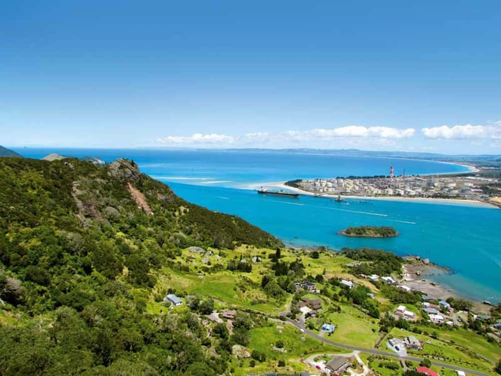 Whangarei Harbour Aerial View New Zealand Wallpaper