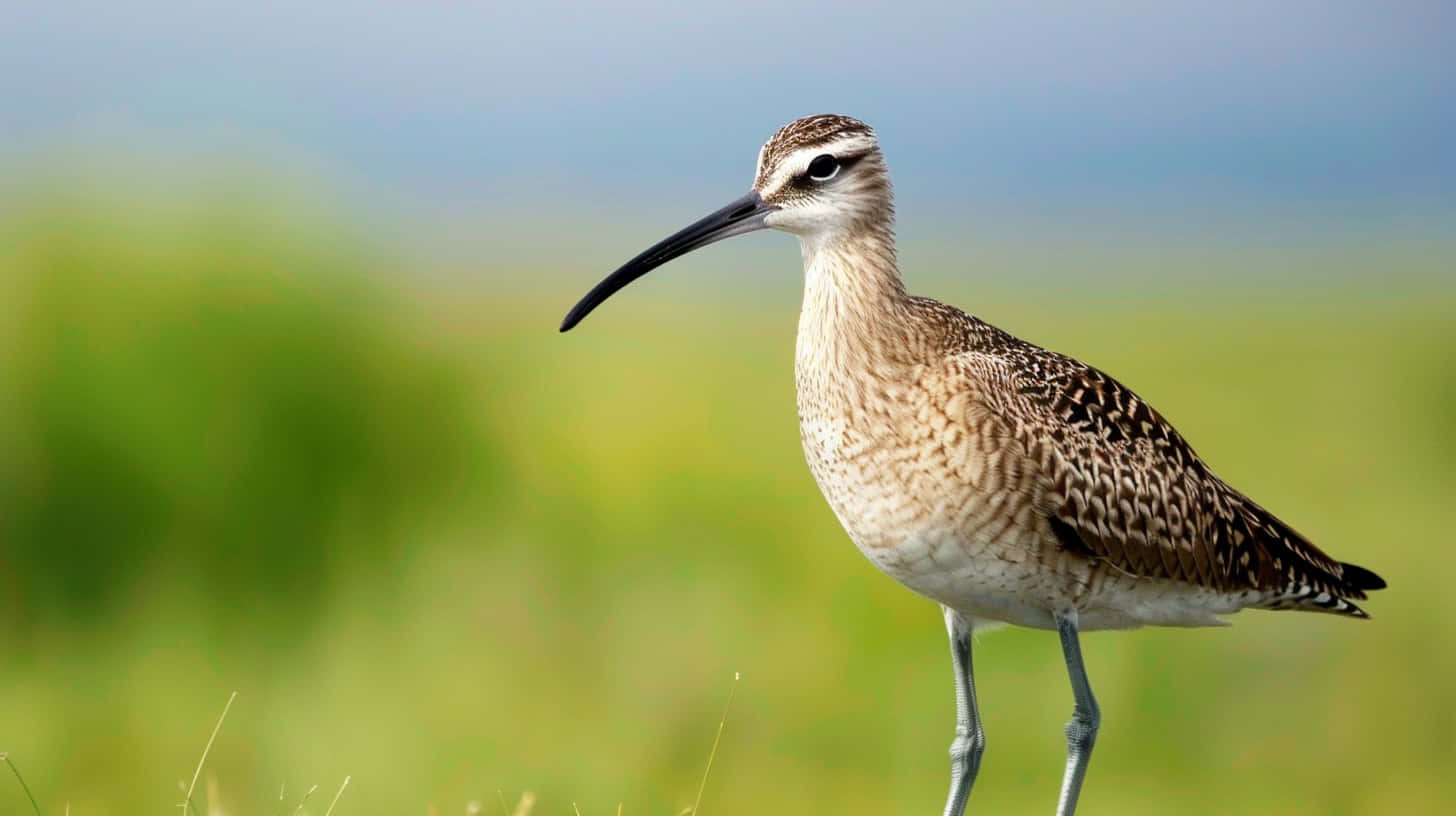 Whimbrelin Grassy Meadow Wallpaper