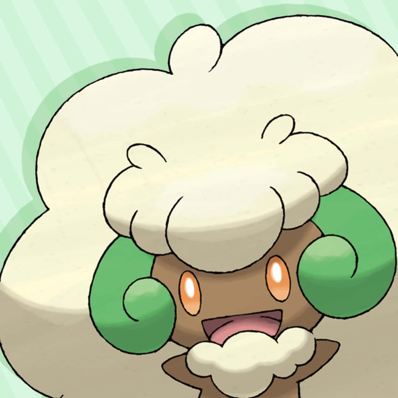 Whimsicott Cute Happy Wallpaper