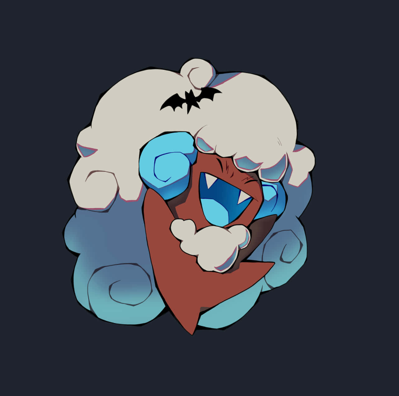 Whimsicott Evil Shiny Wallpaper