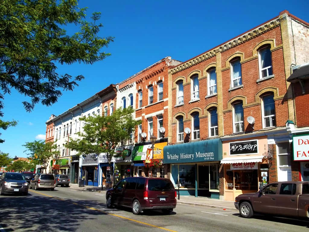 Whitby Downtown Historic Buildings Wallpaper