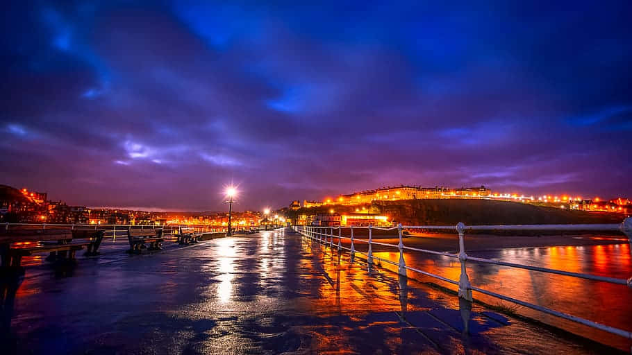 Whitby Pierat Twilight Wallpaper