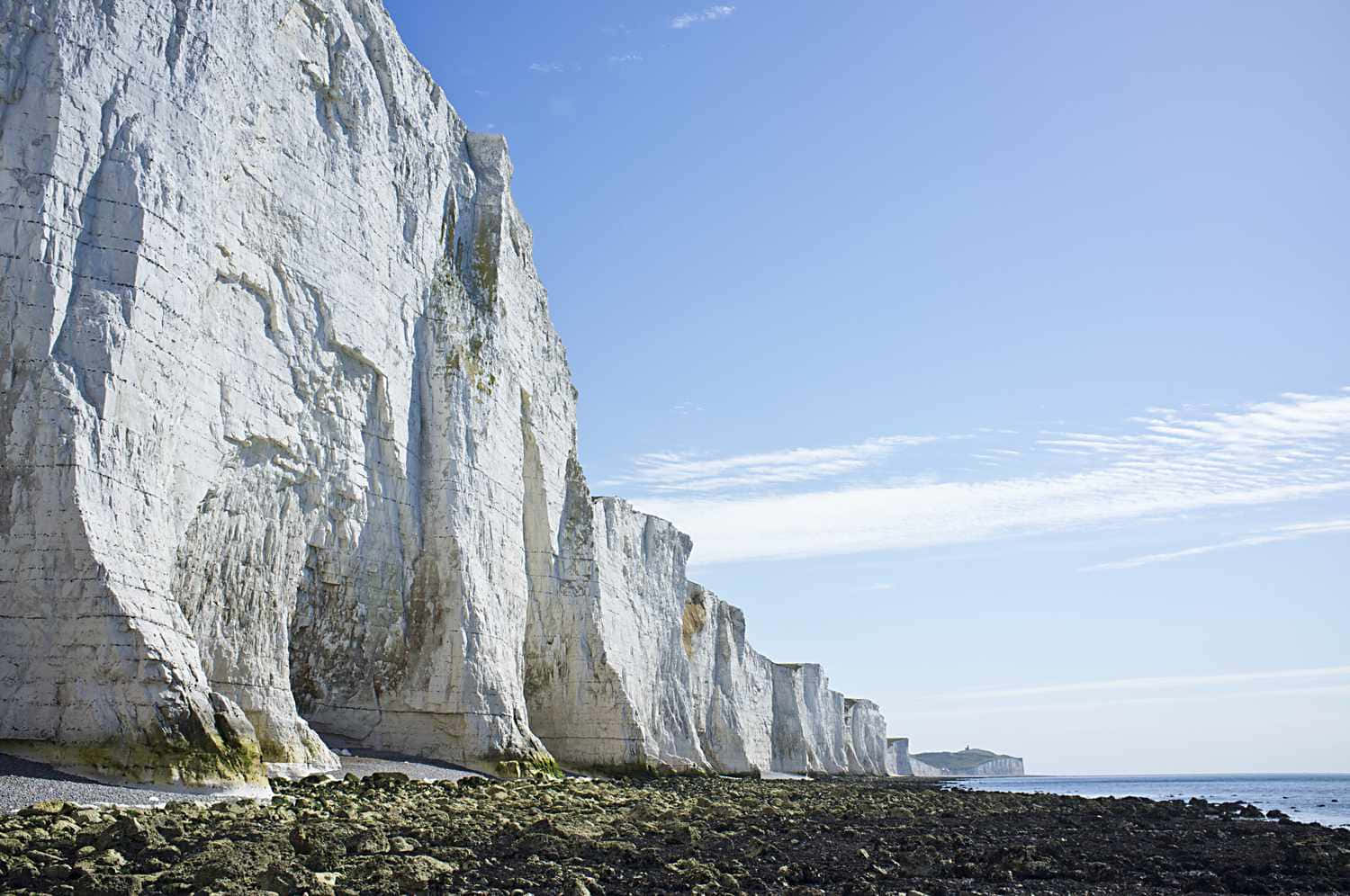 White Cliffs Of Clover At Worm's Eye View Wallpaper