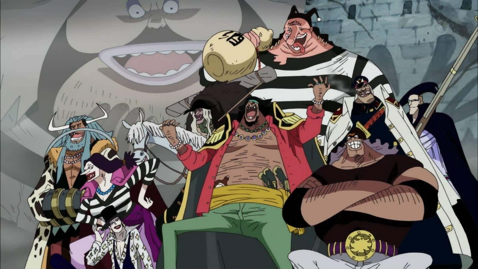 Whitebeard And Luffy Take The Battlefield At Marineford War Wallpaper