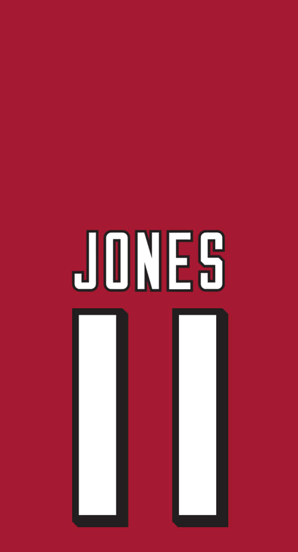 Wide Receiver Julio Jones Of The Atlanta Falcons Wallpaper