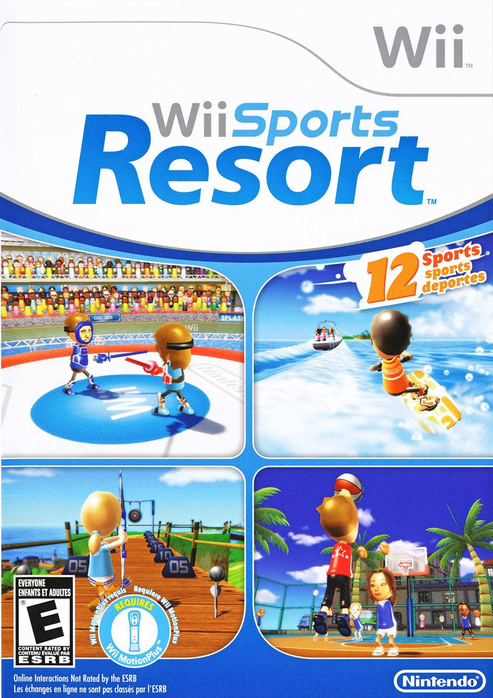 Wii Sports Resorts Game Cover Wallpaper