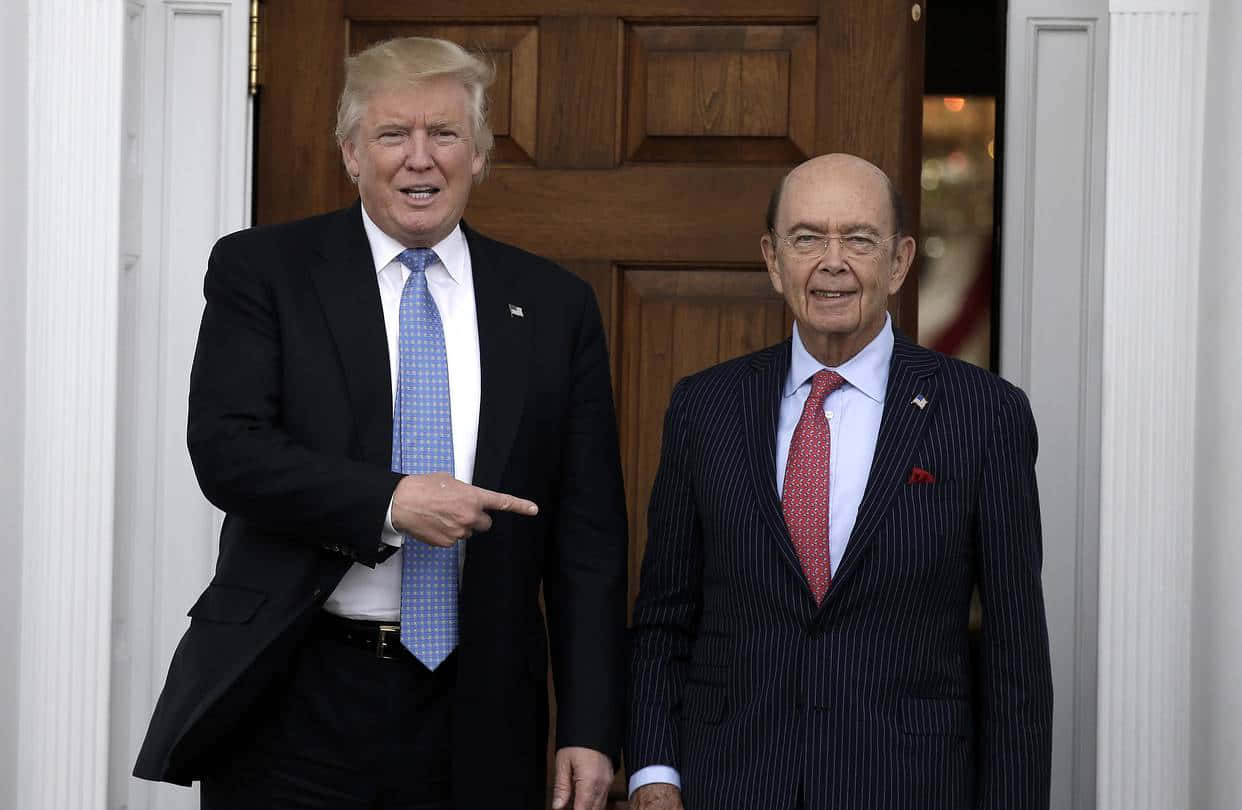 Wilbur Ross At An Event Wallpaper