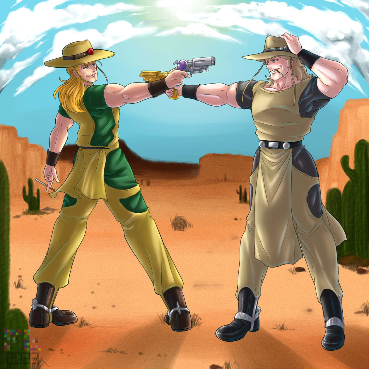 Wild West Duel Showdown Wallpaper